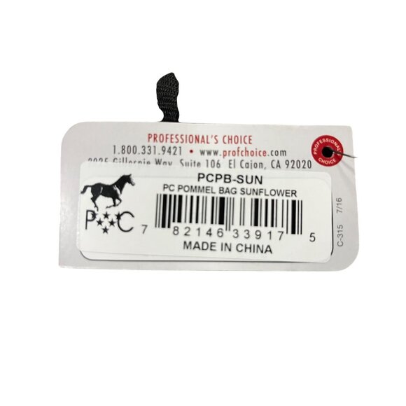 Professional’s Choice Pommel Bag Sunflower Small NEW Equestrian Saddle Bag Trail - Picture 8 of 9